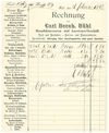 Weiterer Briefkopf des Bühl'schen Textilgeschäfts von 1897 (StadtA Schwäb. Hall 61/739)