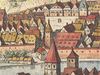 Ausschnitt aus der Stadtansicht von Matthäus Merian nach Leonhard Kern, 1643 (StadtA Schwäb. Hall S10/0506)
