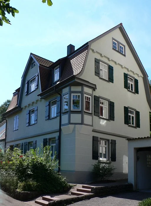 Nordostansicht, Sommer 2007. Foto: Dietmar Hencke (StadtA SHA Server Häuserlexikon)