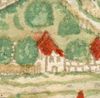 Ausschnitt aus einer kolorierten Federzeichnung von Unterlimpurg in einer Haller Chronik, um 1600 (StadtA Schwäb. Hall 4/4a. Bl. 6)