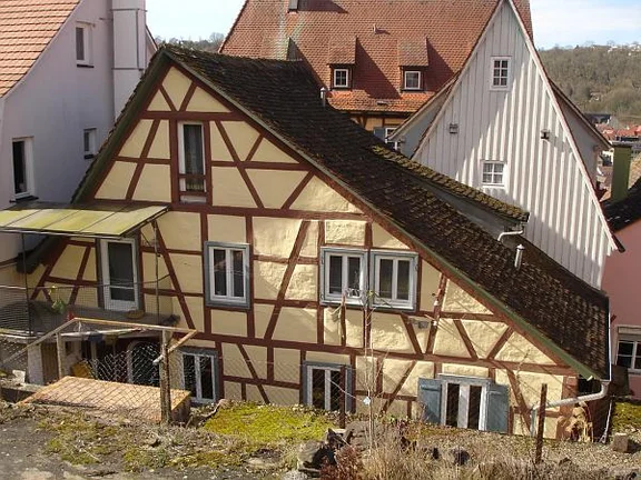 Hinteransicht. Bild von 2007. Foto: Daniel Stihler  (StadtA SHA Server Häuserlexikon)