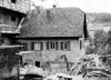 Anwesen Biermann kurz vor dem Abriss, vor 1968 (StadtA SHA FS 00461)