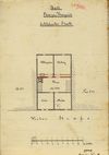 Im Zusammenhang mit Umbauplänen entstandener Grundriss des Obergeschosses, 1873 (StadtA SHA FS 27/0447)
