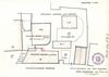 Lageplan zur Anlage eines Abortanbaus auf der Hausrückseite, 1937 (StadtA Schwäb. Hall 27/367)