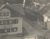 Ausschnitt aus einem Bild des Crailsheimer Tores um 1900, eine Vorlage des Postkartenverlags von August Seyboth (StadtA SHA Seyboth F 0019)