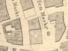 Ausschnitt aus dem Primärkataster  von 1827.  Das Anwesen hat die Nummer 211, auffällig ist der unterhalb (südlich) gelegene Ziergarten (StadtA Schwäb. Hall S13/0583)