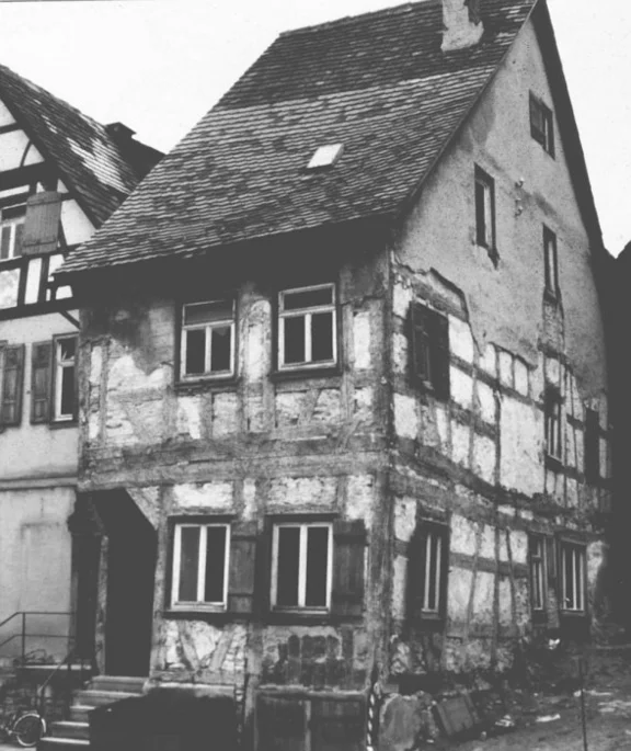 Bild von 1987. Foto: Albrecht Bedal (StadtA SHA Server Häuserlexikon)
