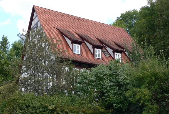 Südwestansicht, Januar 2008. Foto: Dietmar Hencke (StadtA Schwäb. Hall Server DIG 04827)