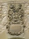 Wappenstein mit Baudatum „1705“, Juni 2014. Foto: Daniel Stihler (StadtA SHA DIG 05361)