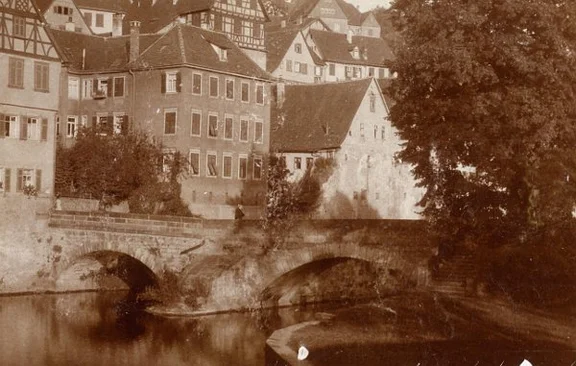 Bild um 1930. Aus einem Fotoalbum des Justizassistenten Johannes Wagner (StadtA Schwäb. Hall R94/6)